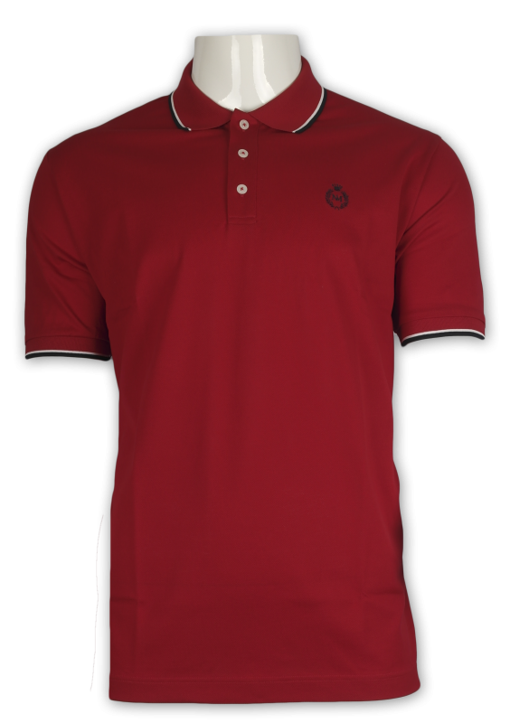 Фото товара Футболка поло красная NINO MARINI, артикул: 62301-1 Футболки та поло
