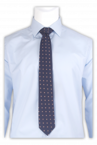 Фото Галстук трикотажный тёмно-синий в узор MARANI артикул: 4505 Краватки