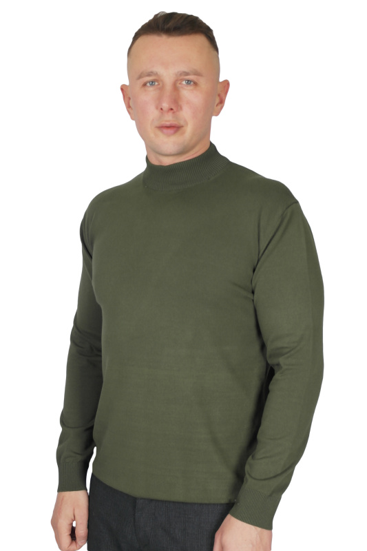 Фото товара Светр гольф болотний однотонний MCR, артикул: 11357-1 Светри , Кофти поло