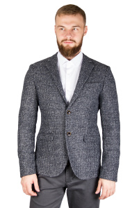 Фото товара Пиджак серый с чёрным рисунком ALTATENSIONE, артикул: 1712 Піджаки