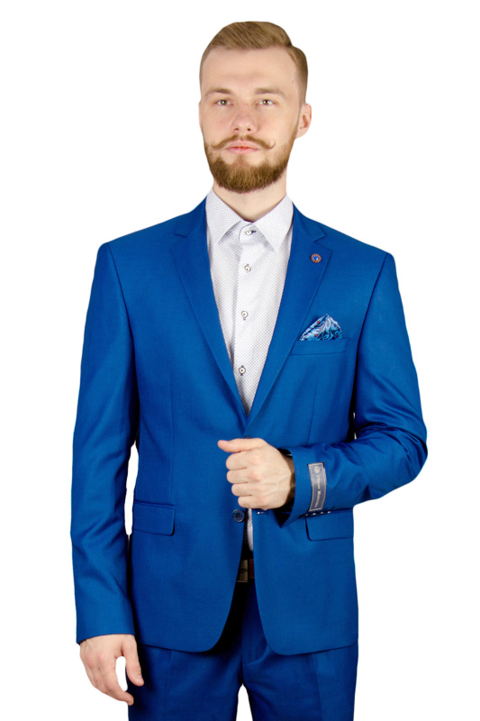 Фото товара Костюм светло-синий OLIVER MANCINI, артикул: 340-23 костюм 3 зріст ( 164-178 )