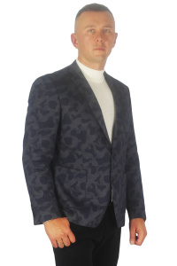 Фото Пиджак синий трикотажный ENRICO CERINI артикул: 181217 Піджаки
