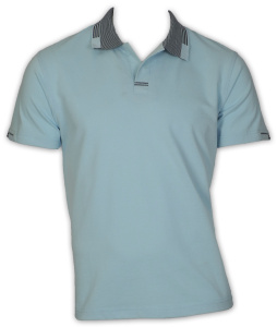Фото товара Футболка поло голубой GZLON, артикул: 281818 Футболки та поло