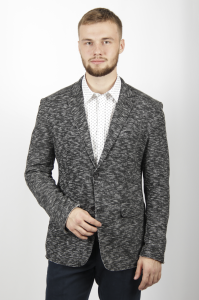 Фото Пиджак серый меланж GIANNI LUPPO артикул: 5195 Піджаки