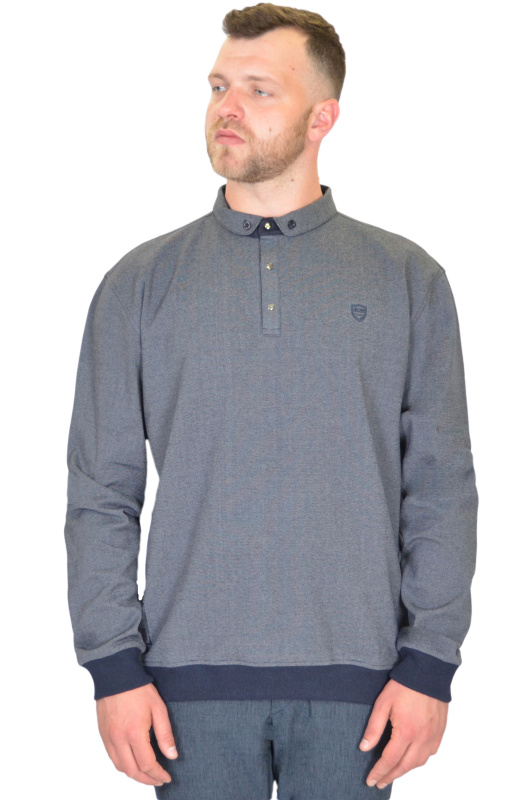 Фото товара Кофта трикотажна  синя  ZINZOLIN 5480-01, артикул: 5480-01 Светри , Кофти поло