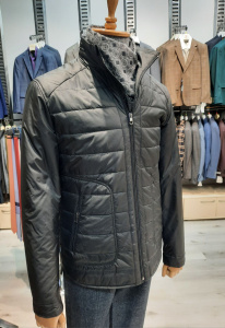 Фото Куртка демісезонна чорна MAIKLEN артикул: 1624212 Куртки