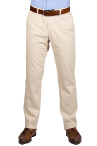 Фото Брюки котоновые светло-бежевые FOUR . TEN артикул: 167129 Брюки