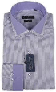 Фото товара Рубашка сиреневая Charlz Spanser, артикул: 249040 Приталені