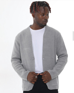 Фото товара Кардиган cвітло-сірий текстурний FIGO, артикул: 6733-1 Кардигани