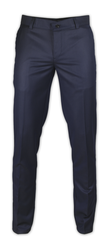 Фото товара Брюки синие тканевый узор  OLIVER MANCINI, артикул: 8133-6 Брюки