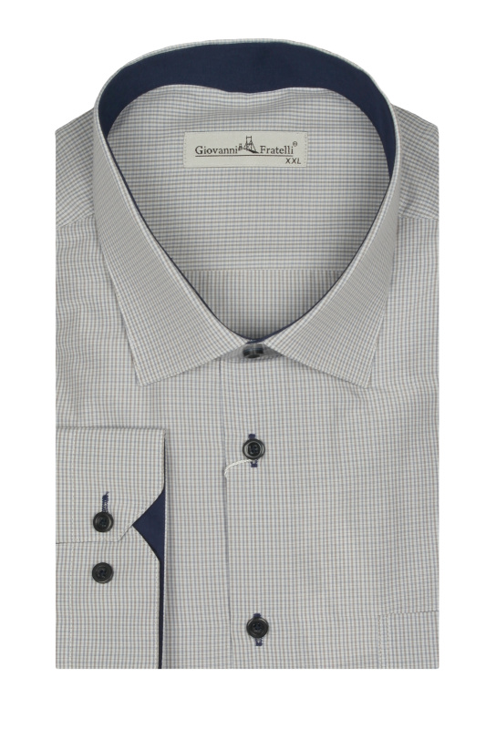 Фото товара Сорочка в кольорову клітинку Giovanni Fratelli, артикул: 0343-22222 Класичні 