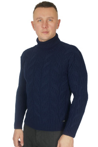 Фото Гольф теплий синій MCR артикул: 11350 Светри , Кофти поло