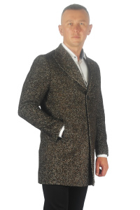 Фото товара Пальто коричневе меланж  MCR, артикул: 21182 Пальто