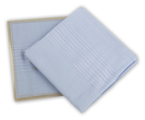 Фото Платок голубой носовой YOUNGCLUB артикул: 16005 Хустинки