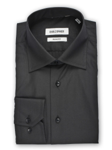 Фото товара Рубашка чёрная Charlz Spanser, артикул: 248267 Приталені Фото товара Рубашка чёрная Charlz Spanser, артикул: 248267 Приталені