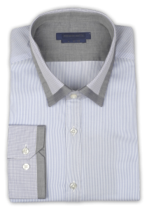 Фото Рубашка голубая Romano Botta артикул: 2431002 Класичні 