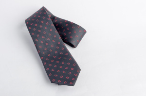 Фото Галстук чёрный в рисунок FABIO DIVAYO артикул: 70982 Краватки