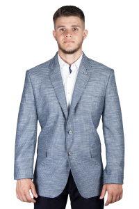 Фото товара Пиджак серый меланж MAIKLEN, артикул: 1379148 Піджаки