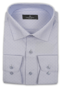 Фото Рубашка голубая Roberto Gabbani артикул: 8026-7 Приталені