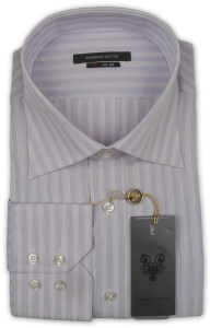 Фото Рубашка светло-сиреневый Romano Botta артикул: 2402359 Класичні 