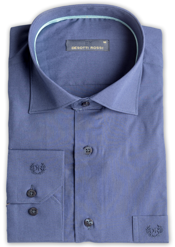 Фото товара Рубашка тёмно-синяя  DESOTTI ROSSI, артикул: 177-15 Класичні 
