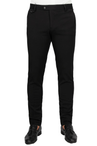 Фото товара Брюки чорні однотонні  MCR, артикул: 38725 Брюки