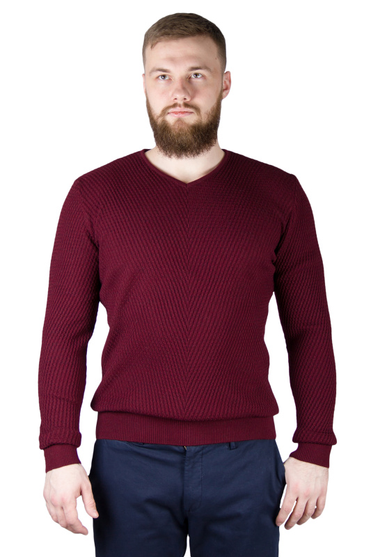 Фото товара Свитер бордовый  SIGNORE, артикул: 29201 Светри , Кофти поло