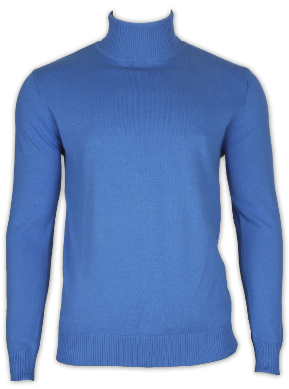 Фото товара Свитер гольф ярко-синий Tommy Hilfiger, артикул: 9135 Светри , Кофти поло