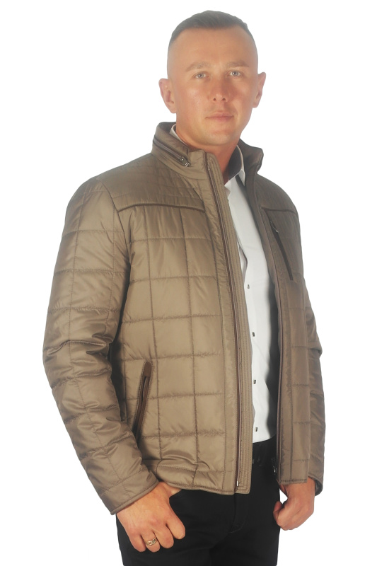 Фото товара Куртка бежевая короткая MAIKLEN, артикул: 1380113 Куртки