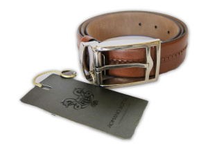 Фото Ремень рыжий Romano Botta артикул: 4193 Ремені