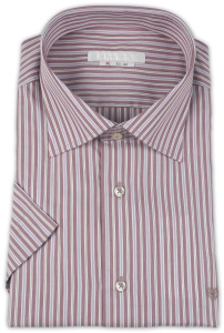 Фото товара Рубашка с коротким рукавом красная Romano Botta, артикул: 26049 Класичний крій