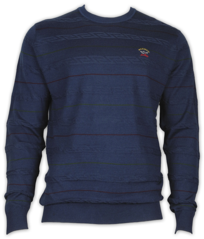 Фото товара Свитер синий PAUL & SHARK, артикул: 109805 Светри , Кофти поло