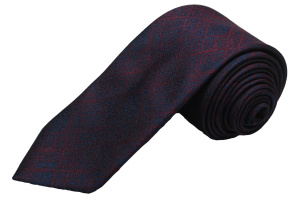 Фото товара Галстук фиолетовый в рисунок LU CENZZO, артикул: 134584 Краватки