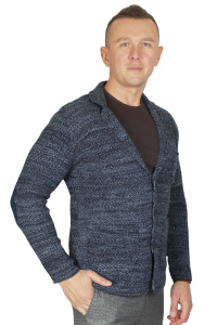 Фото Кардиган меланж синій індіго MCR артикул: 32214-8 Кардигани