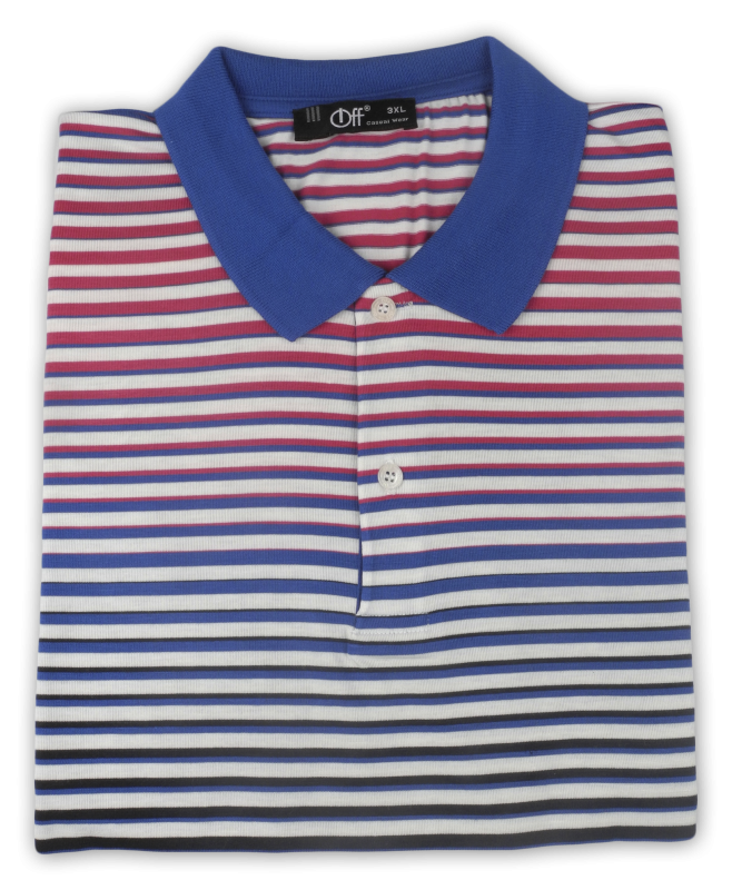 Фото товара Футболка-поло белая Off, артикул: 4011-3 Футболки та поло