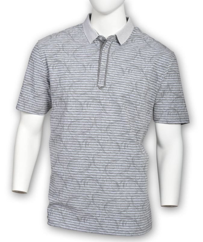 Фото товара Футболка-поло серая MINGNENYIGE, артикул: 286876 Футболки та поло