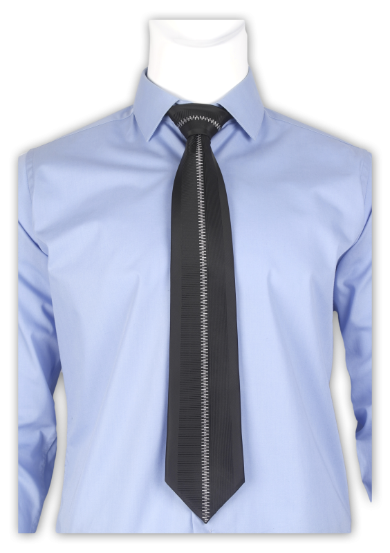 Фото товара Гастук чёрный с белой полоской DIWEILU, артикул: 48145 Краватки