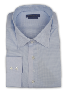 Фото Рубашка голубая Romano Botta артикул: 243208-1 Класичні 
