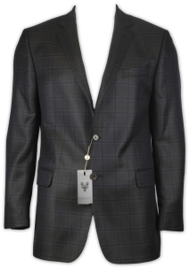Фото Пиджак серый в клетку ROMANO BOTTA артикул: 1502196 Піджаки