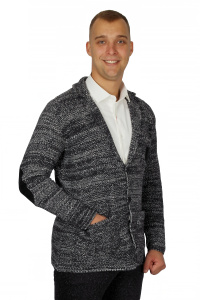 Фото Кардиган чорний меланж MCR артикул: 32214-0001 Кардигани