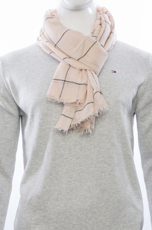 Фото товара Шарф бежевый OU SI LU, артикул: 024-1 Шарфи