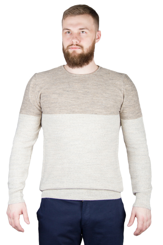 Фото товара Свитер бежевый SIGNORE, артикул: 26203 Светри , Кофти поло