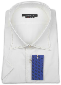 Фото товара Рубашка с коротким рукавом шампань Romano Botta, артикул: 260269 Класичний крій