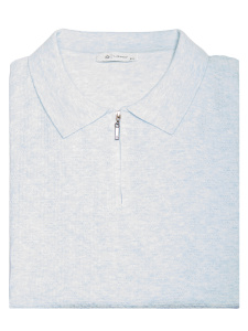 Фото товара Футболка-поло голубая UTES, артикул: 0187 Футболки та поло