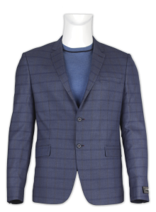 Фото товара Пиджак синий в клетку DANIEL GIOVANI, артикул: 34089 Піджаки Фото товара Пиджак синий в клетку DANIEL GIOVANI, артикул: 34089 Піджаки