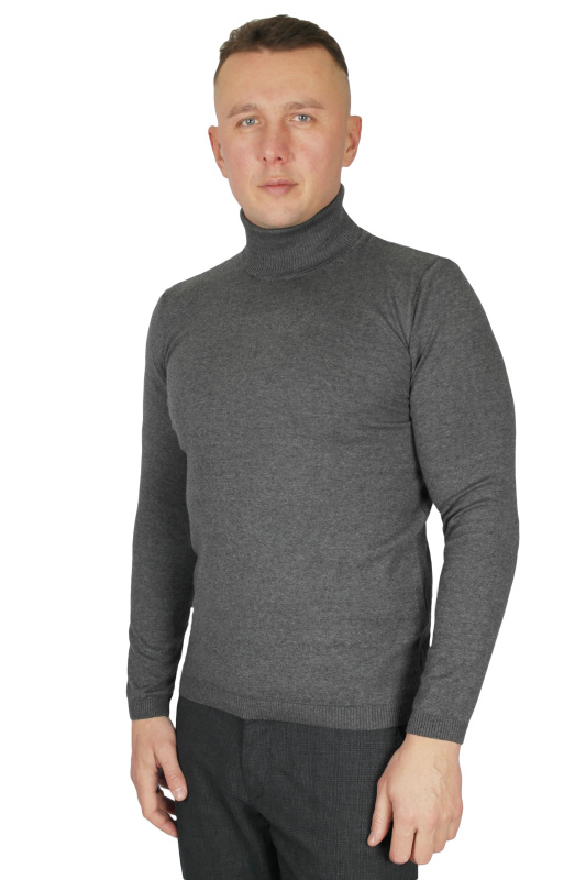 Фото товара Гольф сірий однотонний MCR, артикул: 11102-1 Светри , Кофти поло