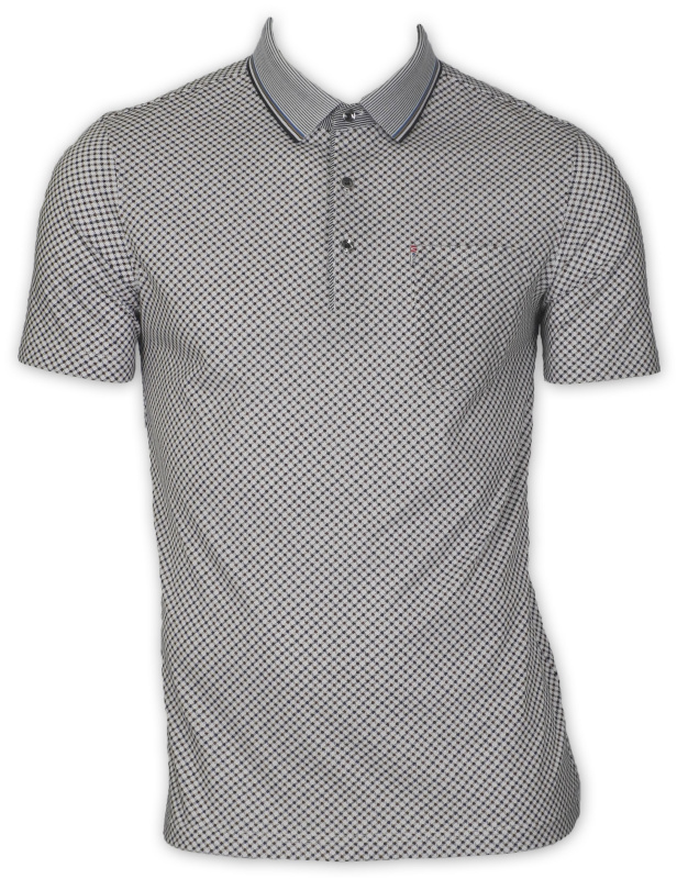 Фото товара Футболка-поло белая Chenerile, артикул: 28004 Футболки та поло