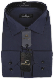 Фото товара Рубашка тёмно-синяя Roberto Gabbani, артикул: 246804 Приталені Фото товара Рубашка тёмно-синяя Roberto Gabbani, артикул: 246804 Приталені