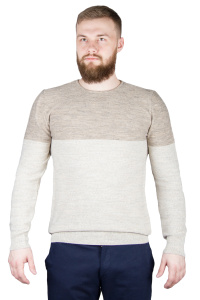 Фото товара Свитер бежевый SIGNORE, артикул: 26203 Светри , Кофти поло