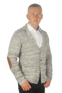 Фото товара Кардиган меланж бело-чёрный  MCR, артикул: 32214-25 Кардигани